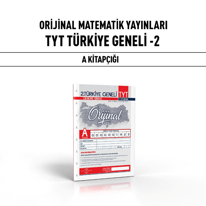 ORİJİNAL TYT TÜRKİYE GENELİ SNV 2-A - 2024-25